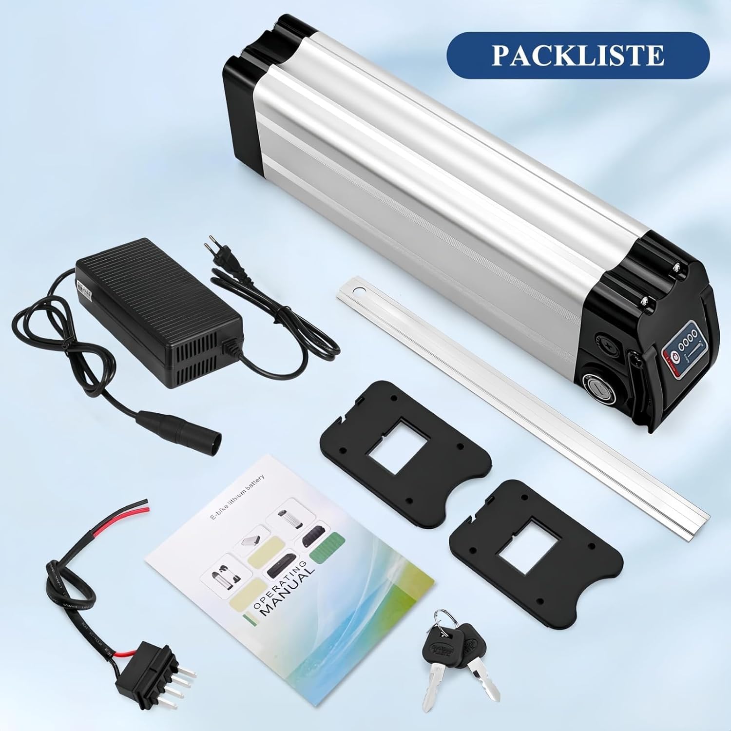 X-go 2600Mah 4500Mah E-Bike Akku für Pedelec XH259-10J Ersatzbatterie für Trio, Phylion, MiFa, Rex