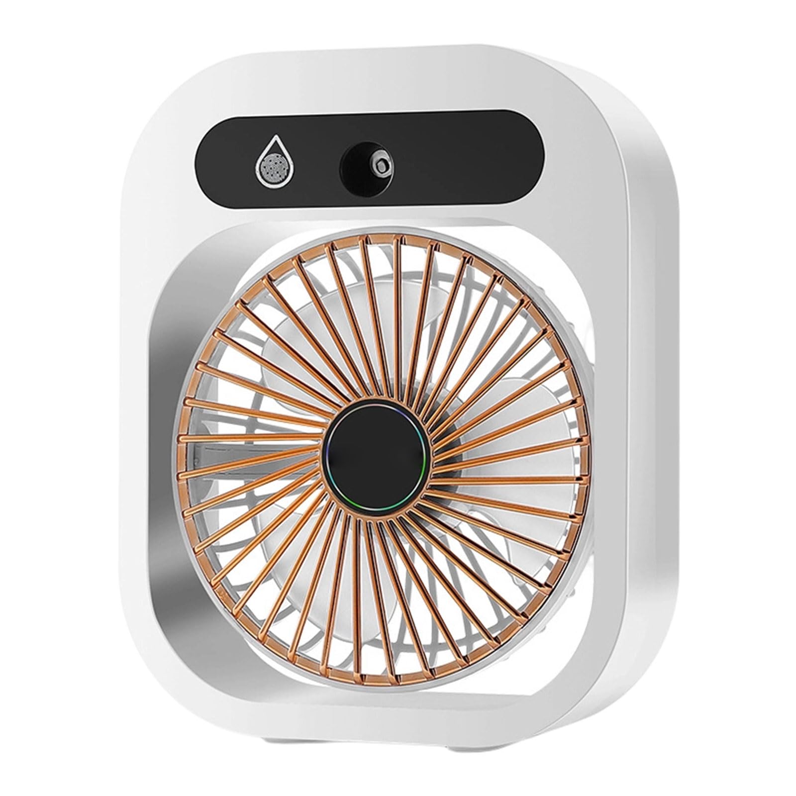 PANGBOER Rechargeable Cooling Device with Ice Fog Approach and 1200mAh Power for Quick Reinvigorate Battery Operated Humidifier Fan