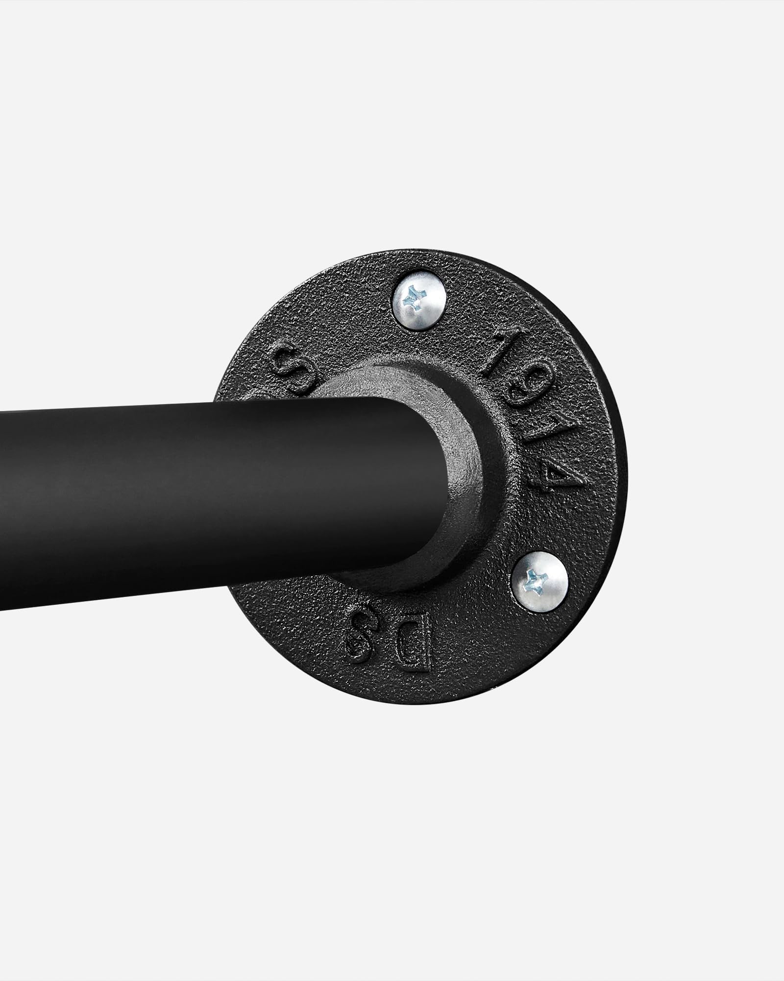 SONGMICS Perchero de Pared para Ropa, Juego de 2, Percha para Colgar Ropa Industrial, Ahorro de Espacio, 112 x 30 x 29,3 cm, Carga hasta 60 kg, Fácil Montaje, para Espacios Reducidos, Negro HSR64BK-02