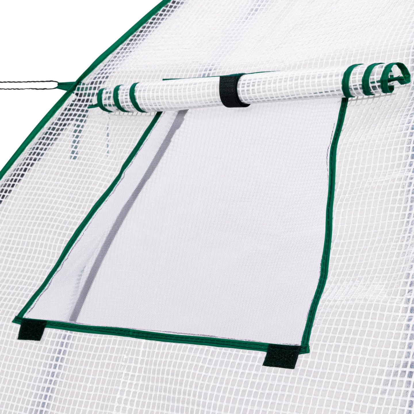 IDMarket - Serra invernale per balconi e terrazze, a forma di maxi-cupola 250 x 250 x 200 cm