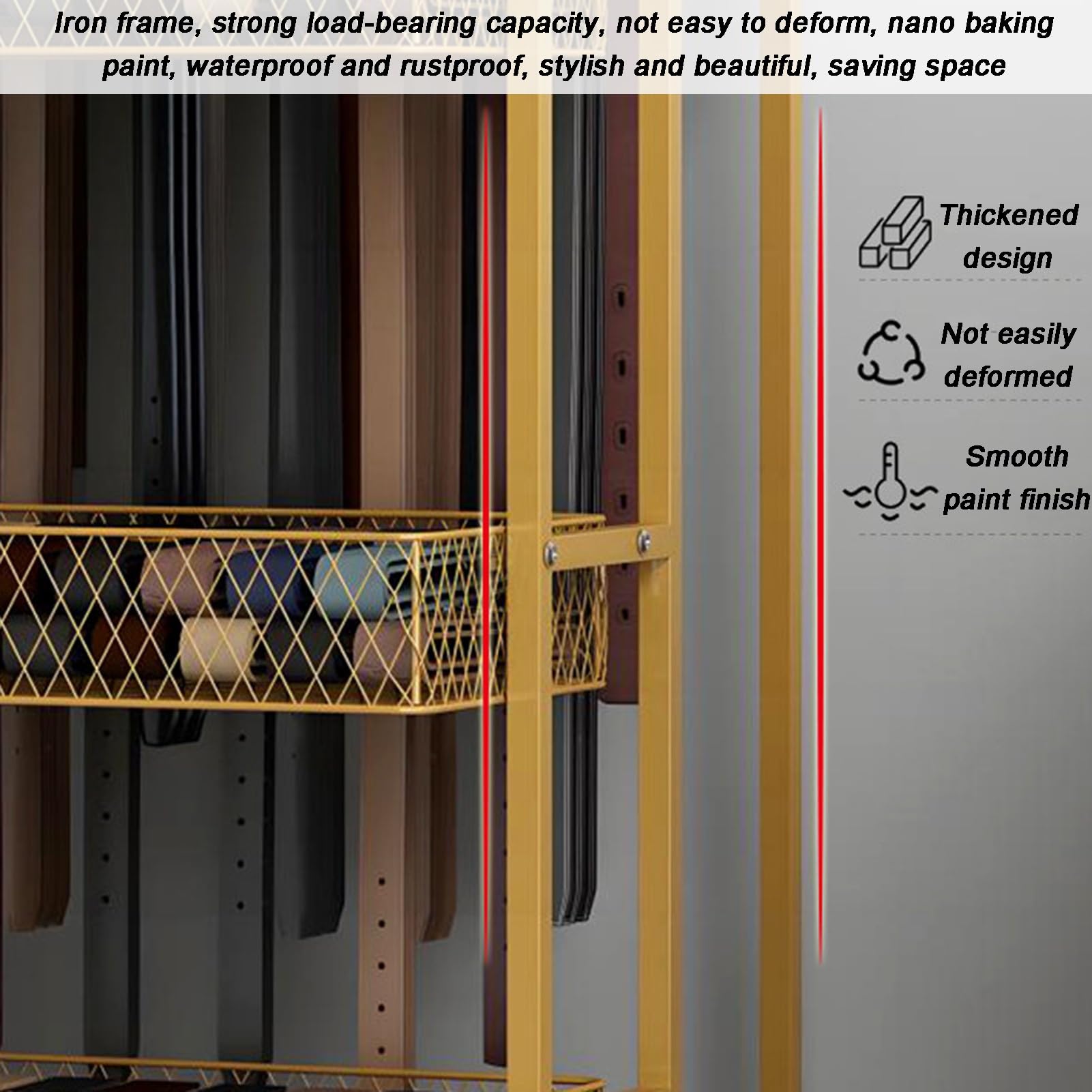 Gürtelhalter, Multifunktional Kleiderschrank-Organizer, Krawatten Schals Tücher Accessoires Aufbewahrung Präsentationsständer, Einzelhandelsgeschäfte Zuhause Regale(White,80x40x150cm)