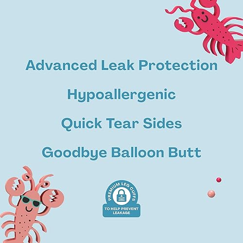 Miniatura 7 de Hello Bello Pañales de natación de alta calidad asequibles hipoalergénicos y ecológicos desechables para bebés y niños talla L talla 6 diseño de