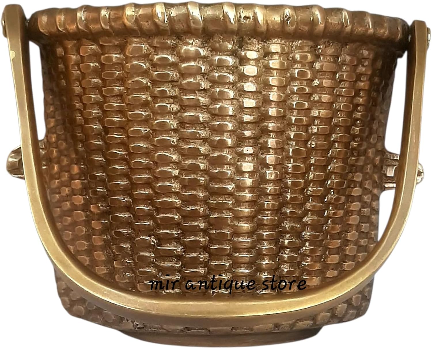 Solid Brass Nautical Door Knocker – Heavy Vintage Maritime Basket Design, Decorative Front Door Accent & Christmas Gift Idea