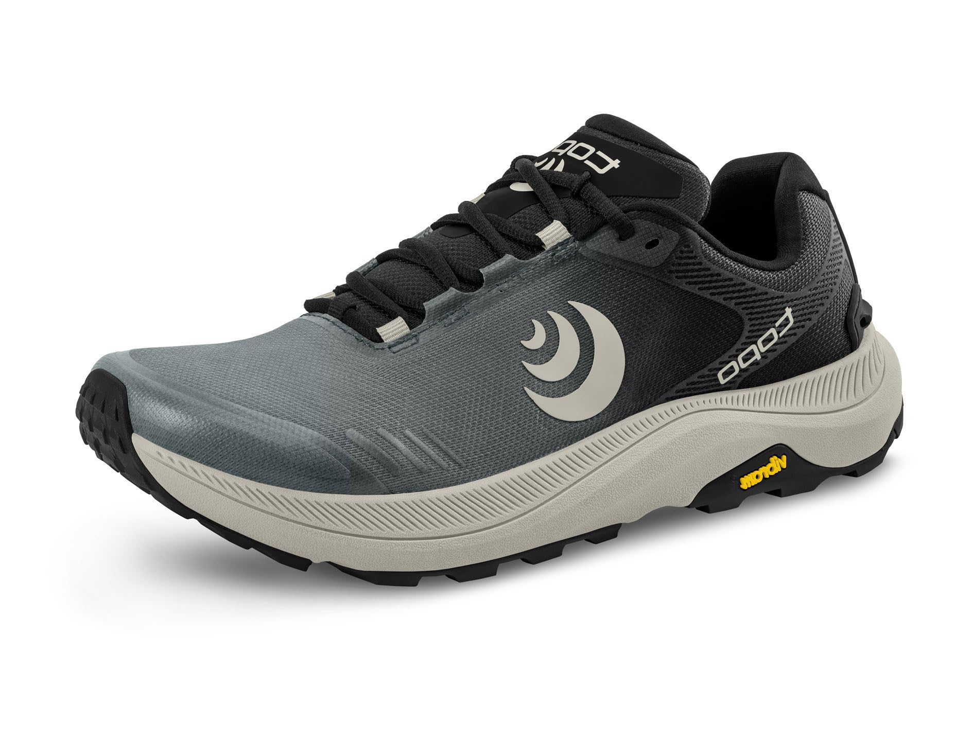 Topo Athletic Women's MT-5 Shoes - Comfortable Lightweight Cushioned Durable 5MM Drop Laced Trail Running Shoes Charcoal/Grey
