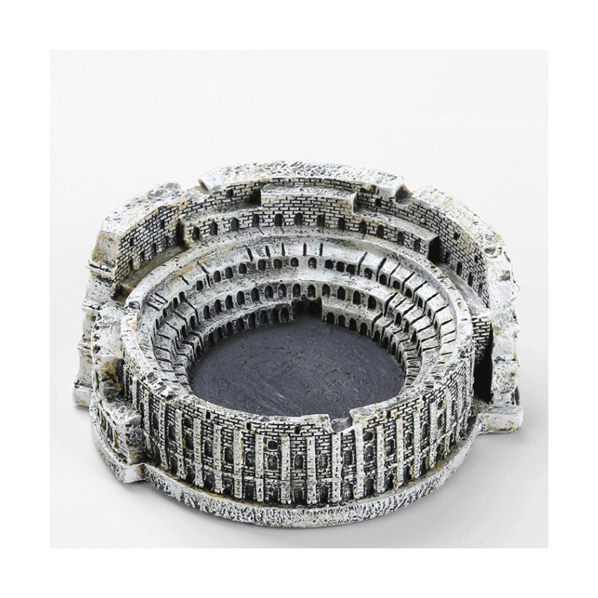 ashtray， Beautifully Resin Ashtray Creative Desktop Multi-functional Ash Holder For Home Office Portable(Building 2 Pcs)