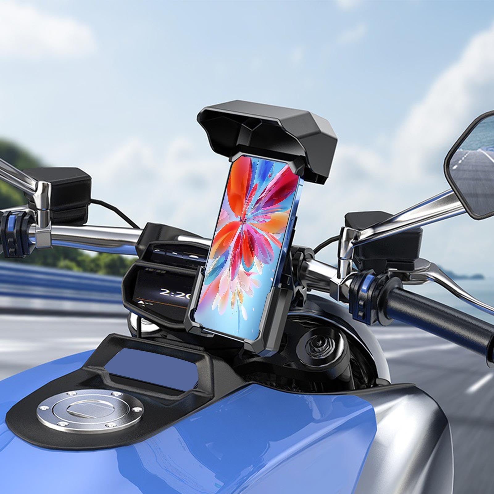 Générique Support de Téléphone Moto Fixation Smartphone avec Pare-