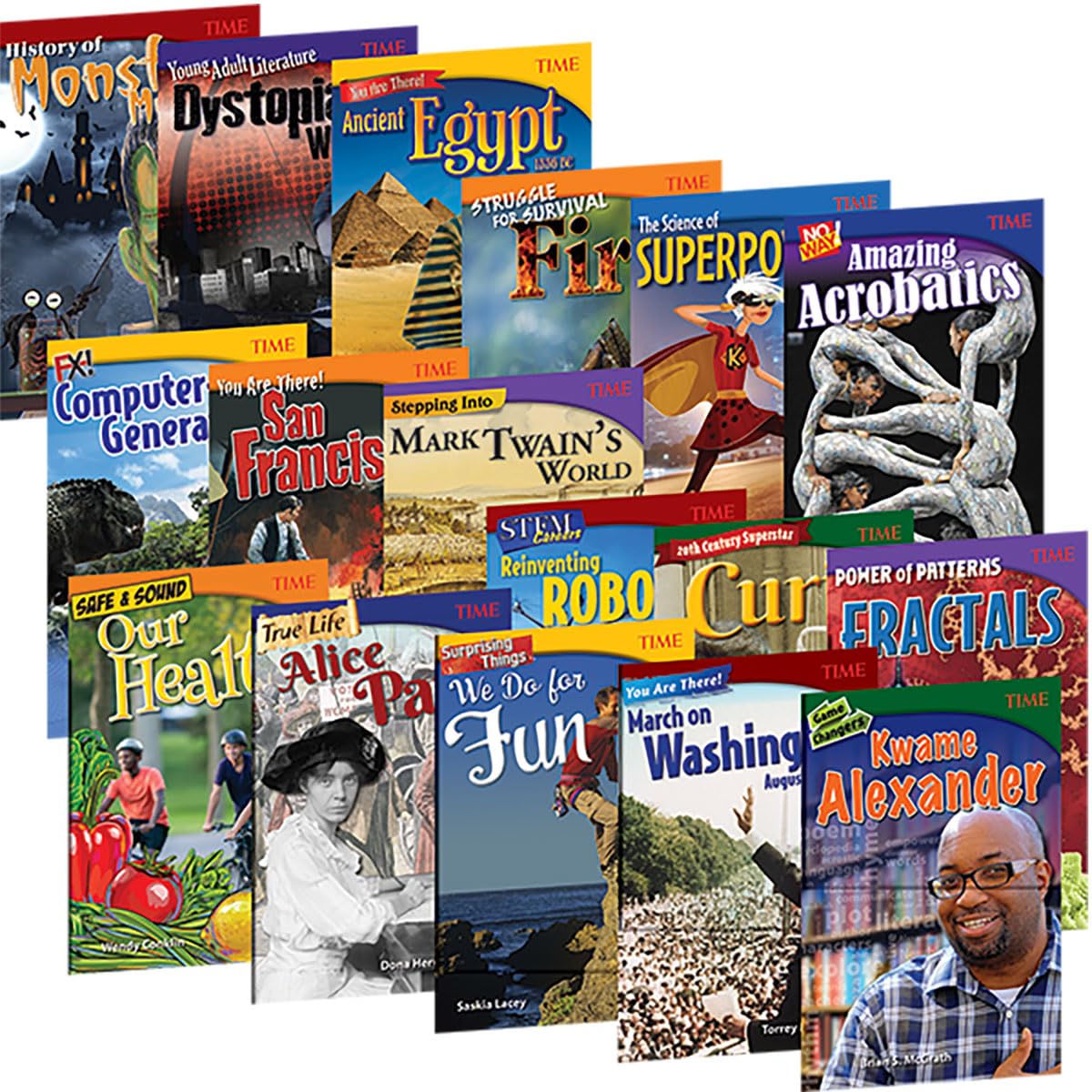TIME Grades 6-8 Set 3, 17-Book Set (Time for Kids Nonfiction Readers ...
