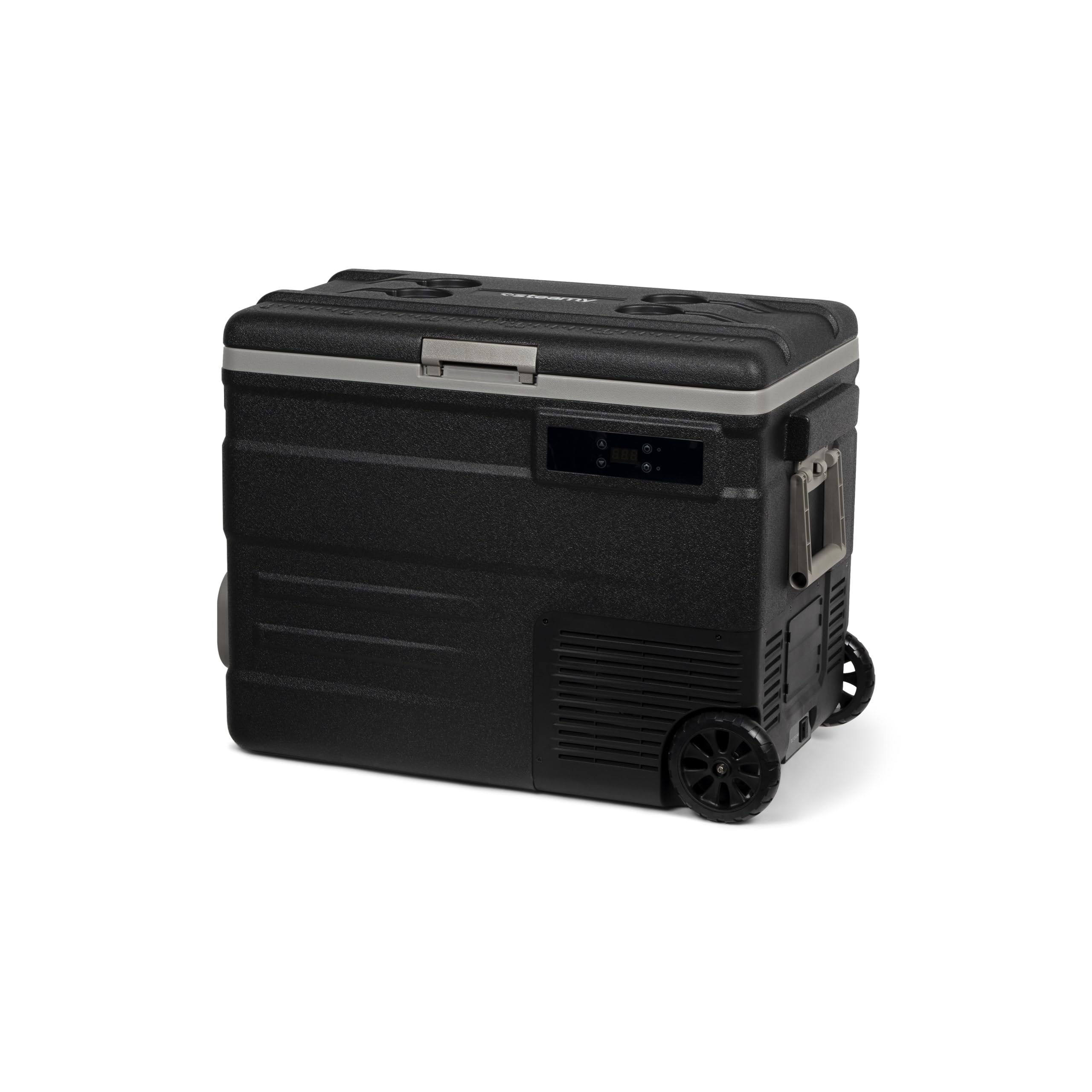 Steamy -E Single Zone 55 Roller, elektryczna lodówka z rolkami, 55 l, 12 V/230 V, do chłodzenia i zamrażania, idealna na kemping