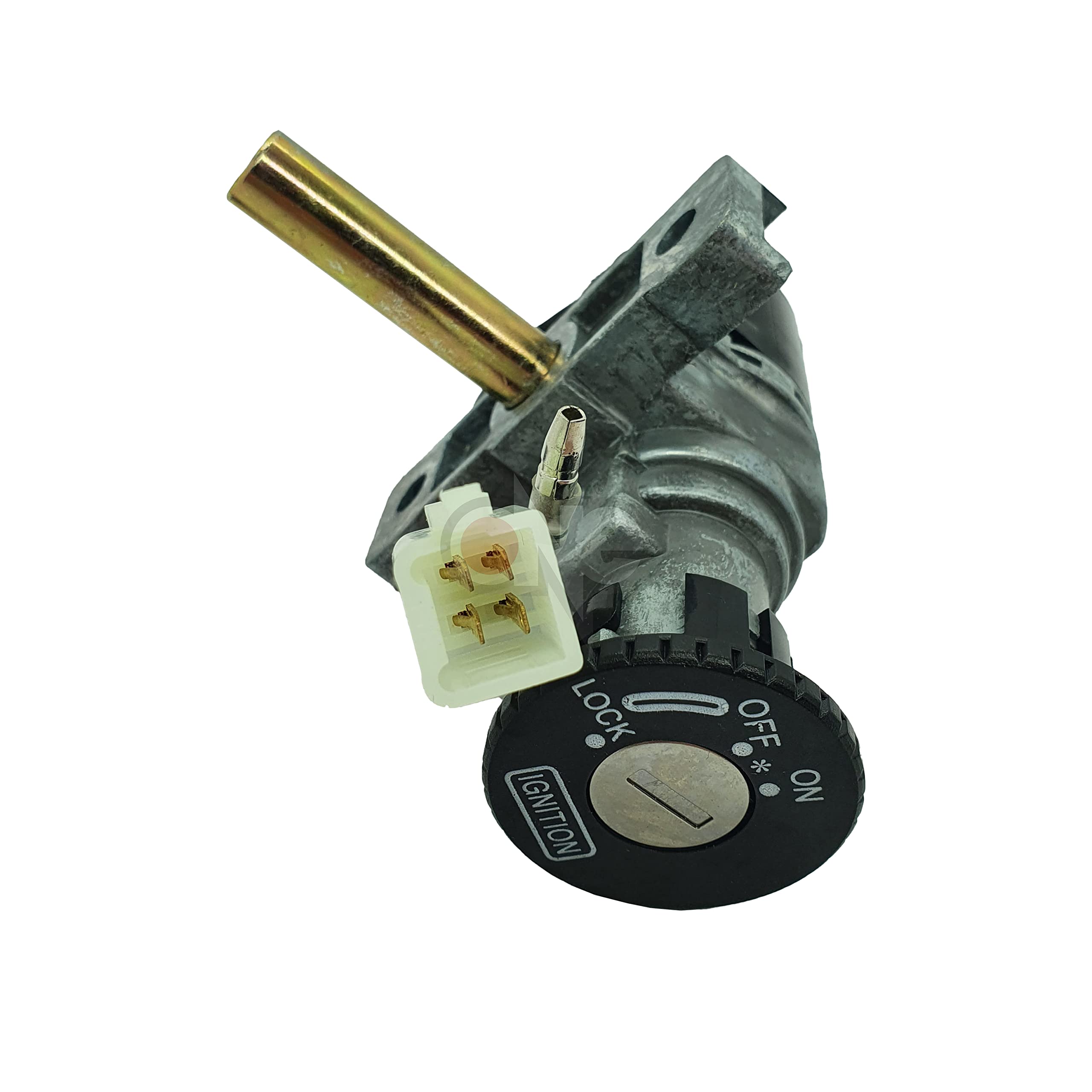 One by camamoto Kit Serrature Completo Blocchetto Chiavi avviamento (cod 77208231 Compatibile con malaguti Phantom f12 RST Euro 1 / Euro 2 / Crosser 50 | RIF. Orig. 09002800)