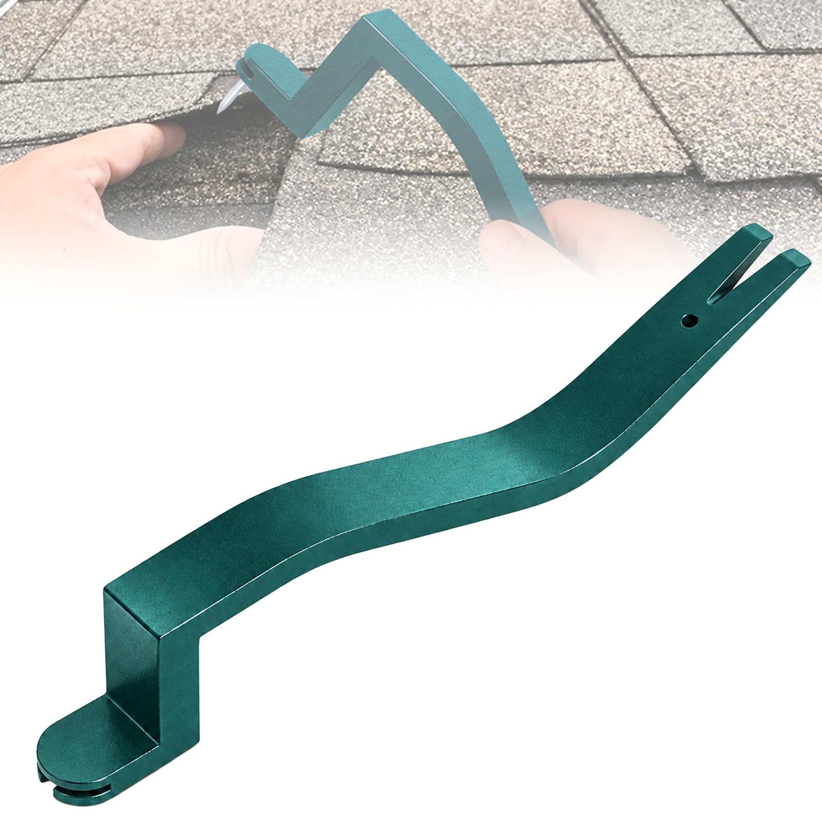 Roof Shingle Removal Tool Heavy Duty Nail Pry Bar for Roofing Repair
