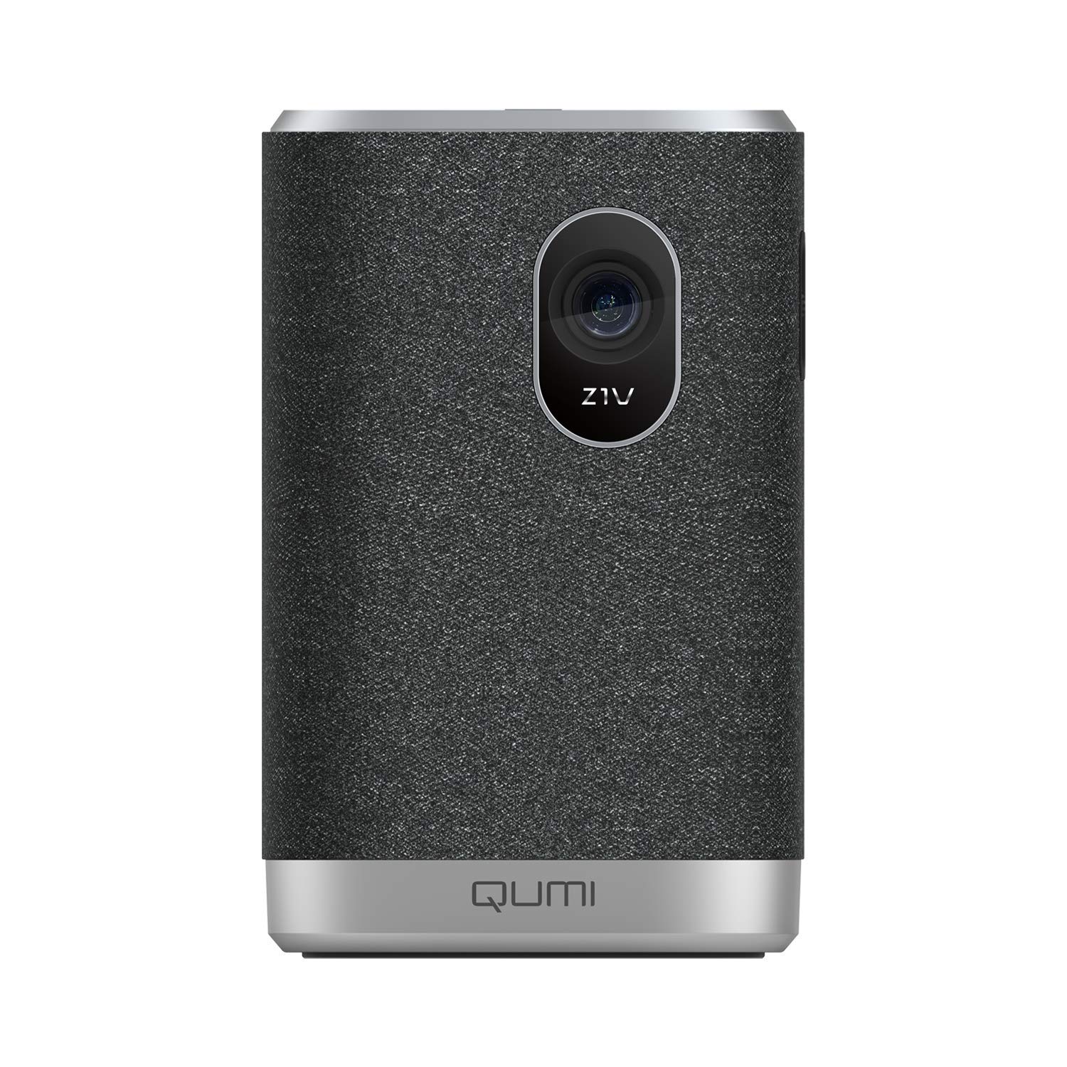 VivitekQumi Z1V, compact projector, with Bluetooth speaker, LED, WiFi, integrated battery, 250 lumens, 854x480 pixels, up to 75“ diagonal, HDMI, USB, microSD slot