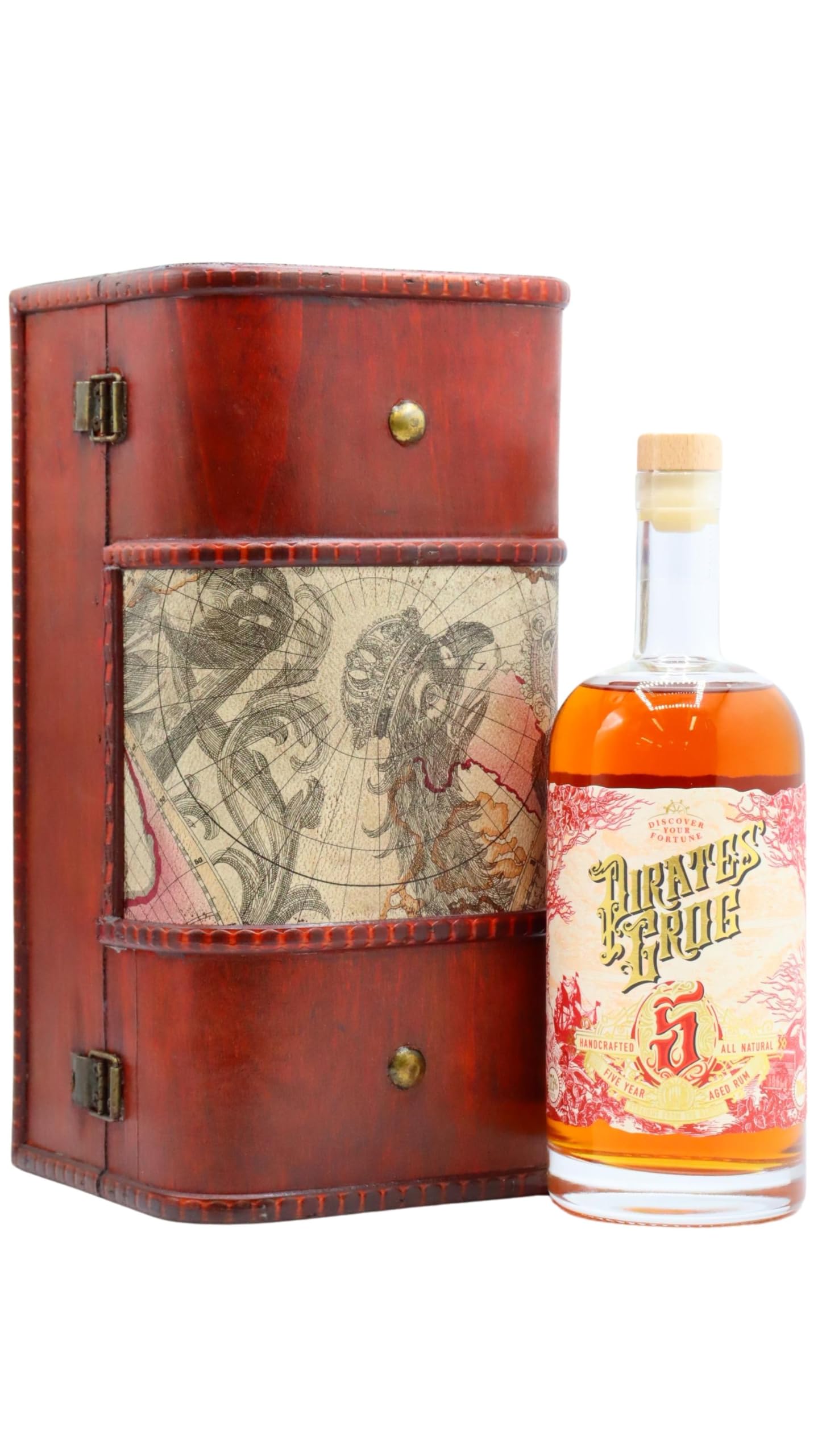 Pirate's Grog - Gift Chest & Aged - 5 year old Rum 70cl 37.5% ABV