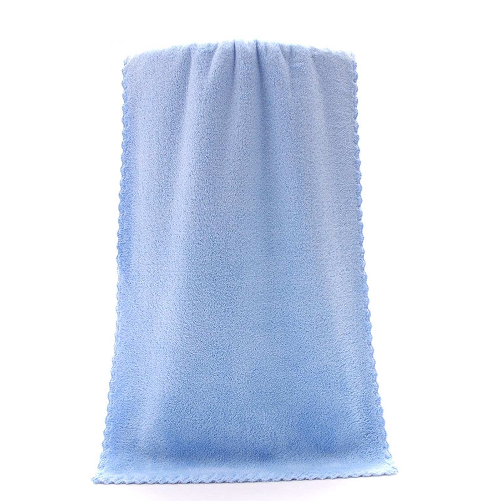 Soft Cotton Bath Towel Set - Highly Absorbent Quick-Drying Shower Towels Lightweight Large 13 5x29 5 Inches