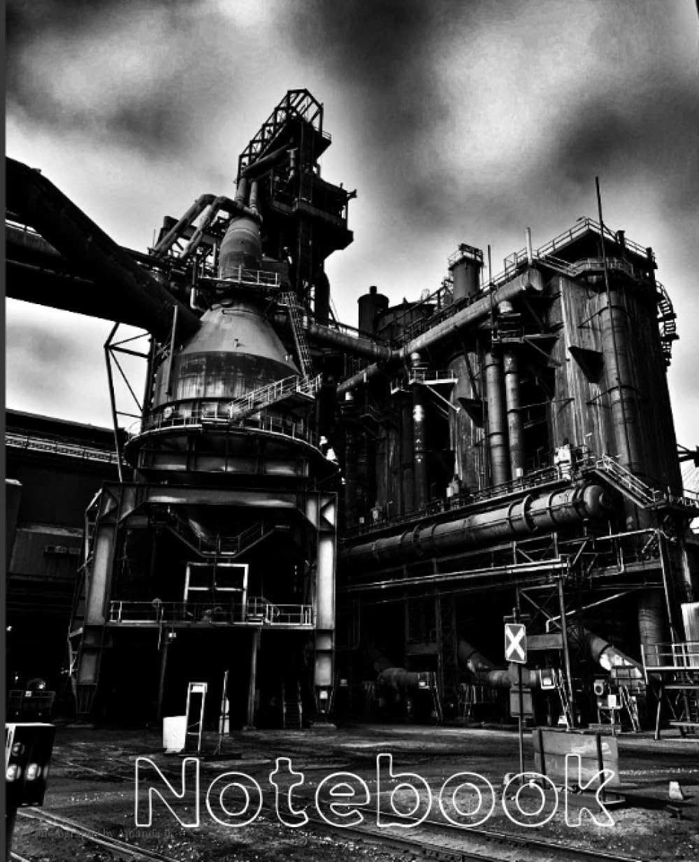 Independently published Notebook Abandoned Factory (real photography): College Ruled |100 pages |7.5 x 9.25