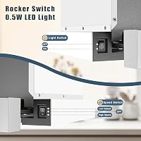 KICHPOWER 60 cm-es Páraelszívó Recirkulációs/Szívó Mód, 400 m³/h, LED Világítás, 2 Fokozat 4