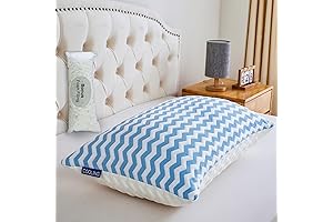 Responsive Firmness Foam Pillow for Undisturbed Side Sleep