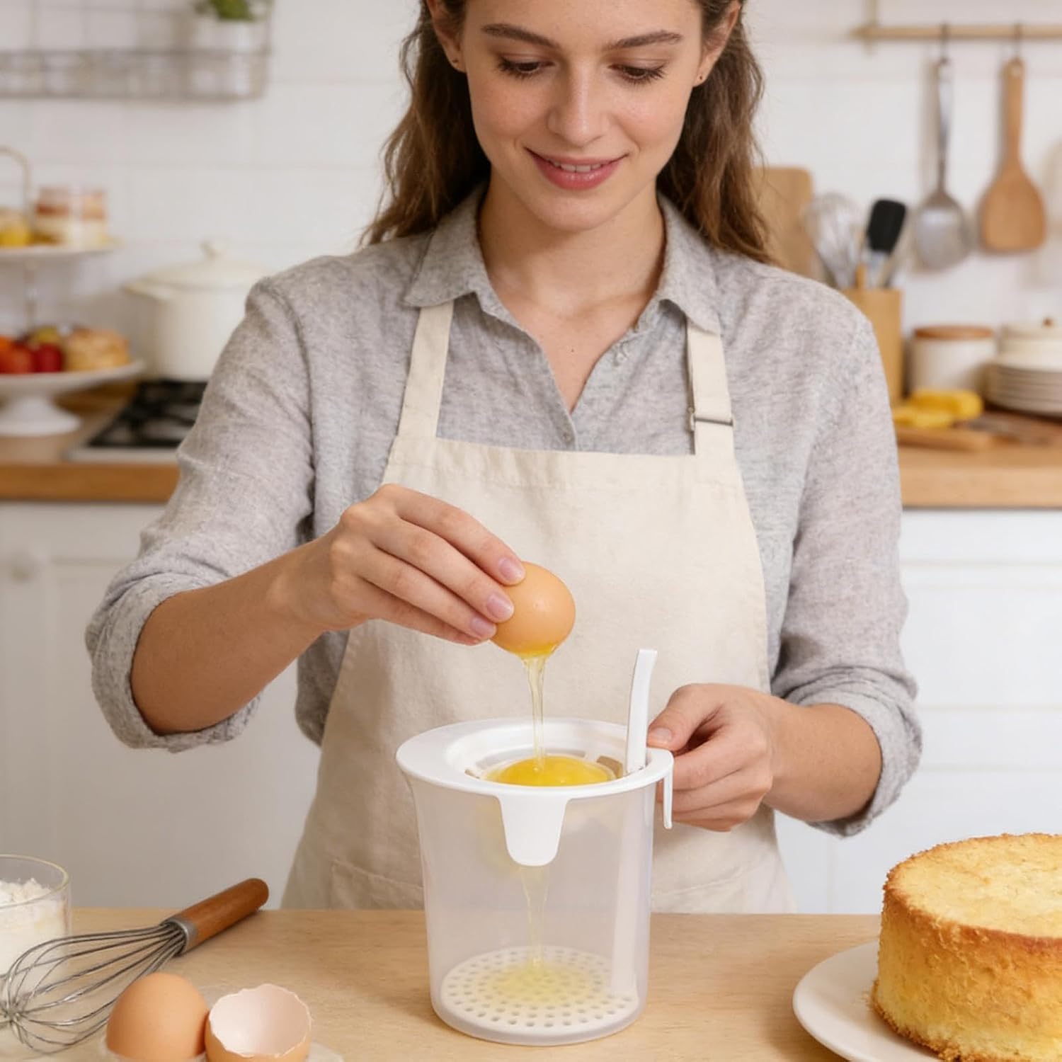 Egg White Separator Silicone Separating Gadgets