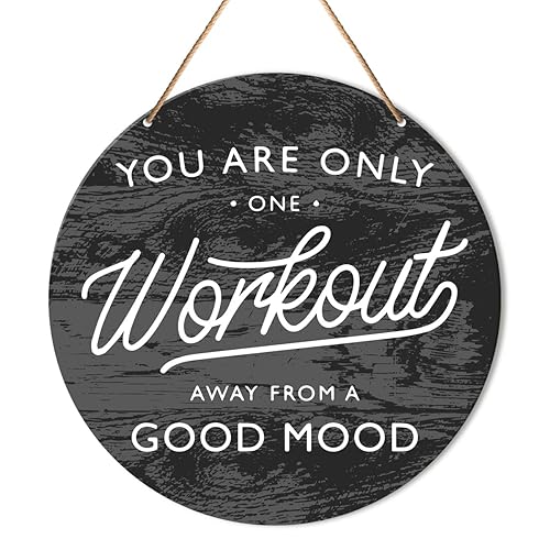 Muktoujaumai Gym Motivation Signs Wall Decor, Home Gym Inspirational Wall