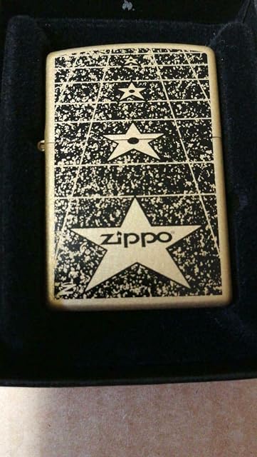 Zippo Lighter Star Design Pocket #68 Limited Edition Windproof