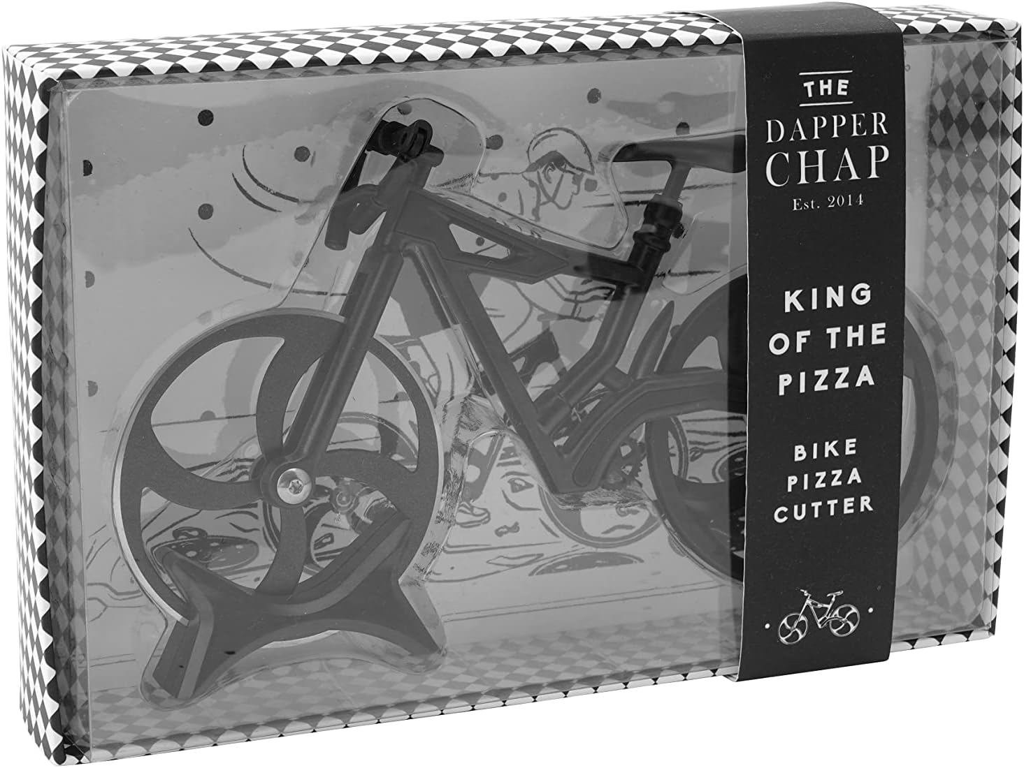 CGB GiftwareBike Pizza Cutter | Gift Box | Kitchen Accessory | Gift for Home | Dapper Chap Collection | GB06626