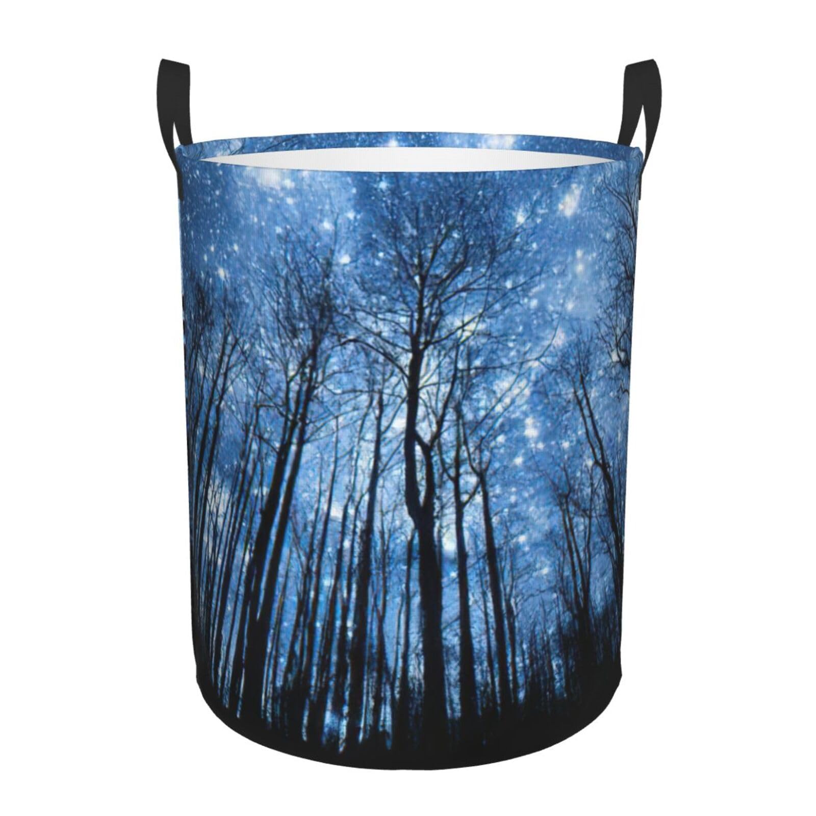 Panier à linge haut ciel étoilé grand format pour couvertures et chambre à coucher