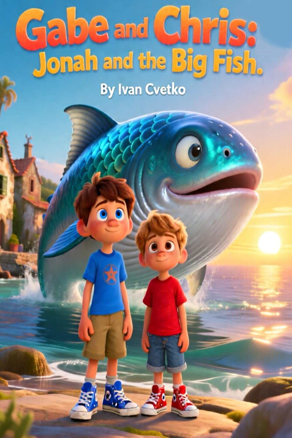 Gabe and Chris: Jonah and the Big Fish: A Gentle Tale About Listening, Courage, and Second Chances (Gabe and Chris Bible Stories Collection)