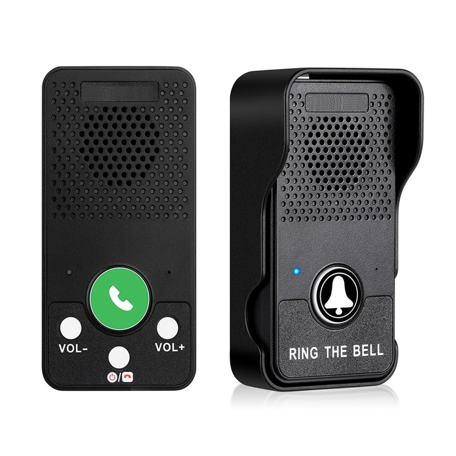 Sonnette avec interphone mains libres duplex intégral et volume réglable