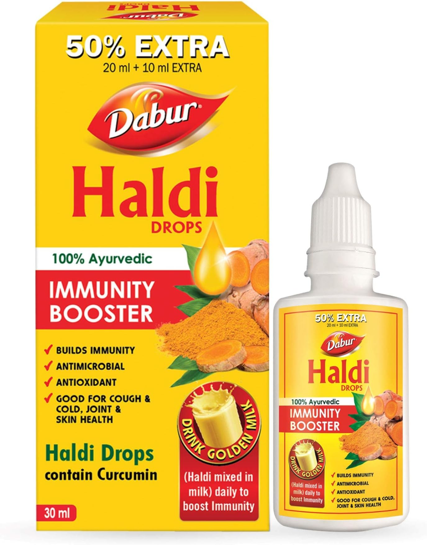 Dabur Haldi Turmeric Drops 100% Ayurvedic Immunity Booster