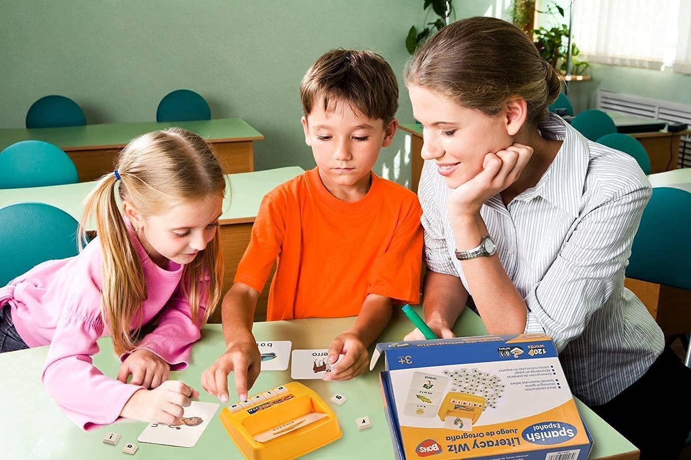 BOHS Juego Divertido de alfabetización española (Paquete de 6) – Suministros a Granel – Juguetes educativos de Aprendizaje de Idiomas preescolares