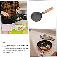 Vista 9 de Yardwe Sartén Mini Sartén Cuerpo de Hierro Resistente Ideal para Cocinar Tortilla Desayuno