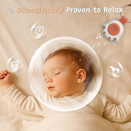 Miniatura 3 de Máquina de sonido portátil para bebés y niños  Máquina de ruido blanco con 33 sonidos relajantes para cochecito, asiento de automóvil, viajes,