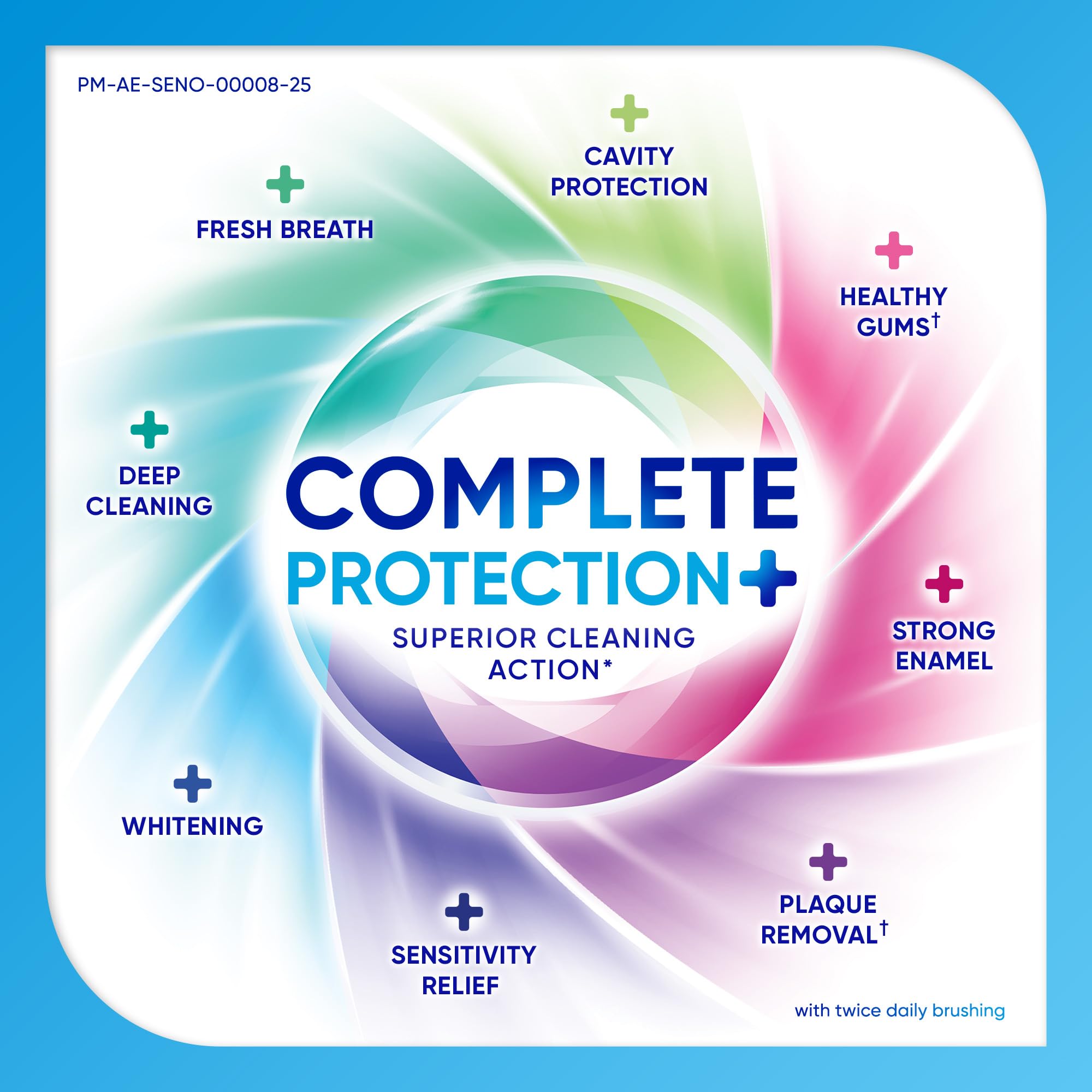 Sensodyne Complete Protection Toothpaste 75ml, All-Round Daily Fluoride Toothpaste for Sensitive Teeth, Healthy Gums, Strong Enamel, Plaque Control & Fresh Breath