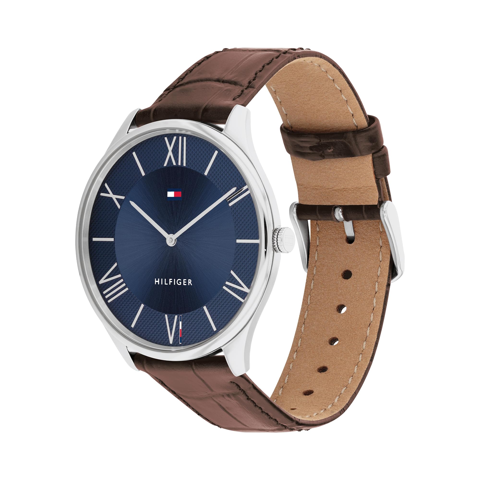 Tommy Hilfiger Orologio Analogico al Quarzo da uomo con cinturino in acciaio inossidabile o in pelle