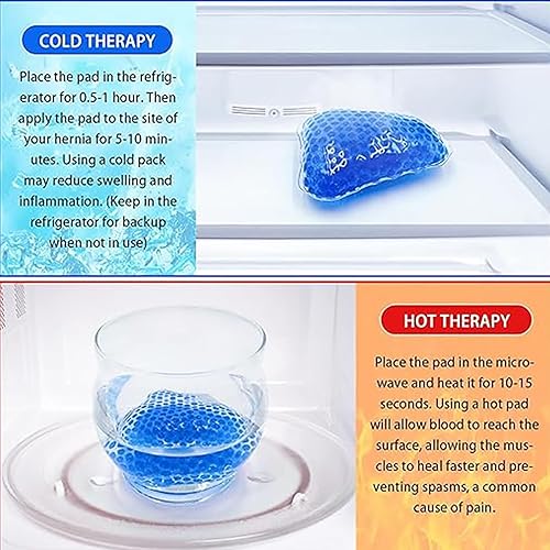 Miniatura 4 de Cinturón de hernia para hombres y mujeres: utiliza compresas frías y calientes para aliviar el dolor de ingle y evitar que sobresalgan las hernias