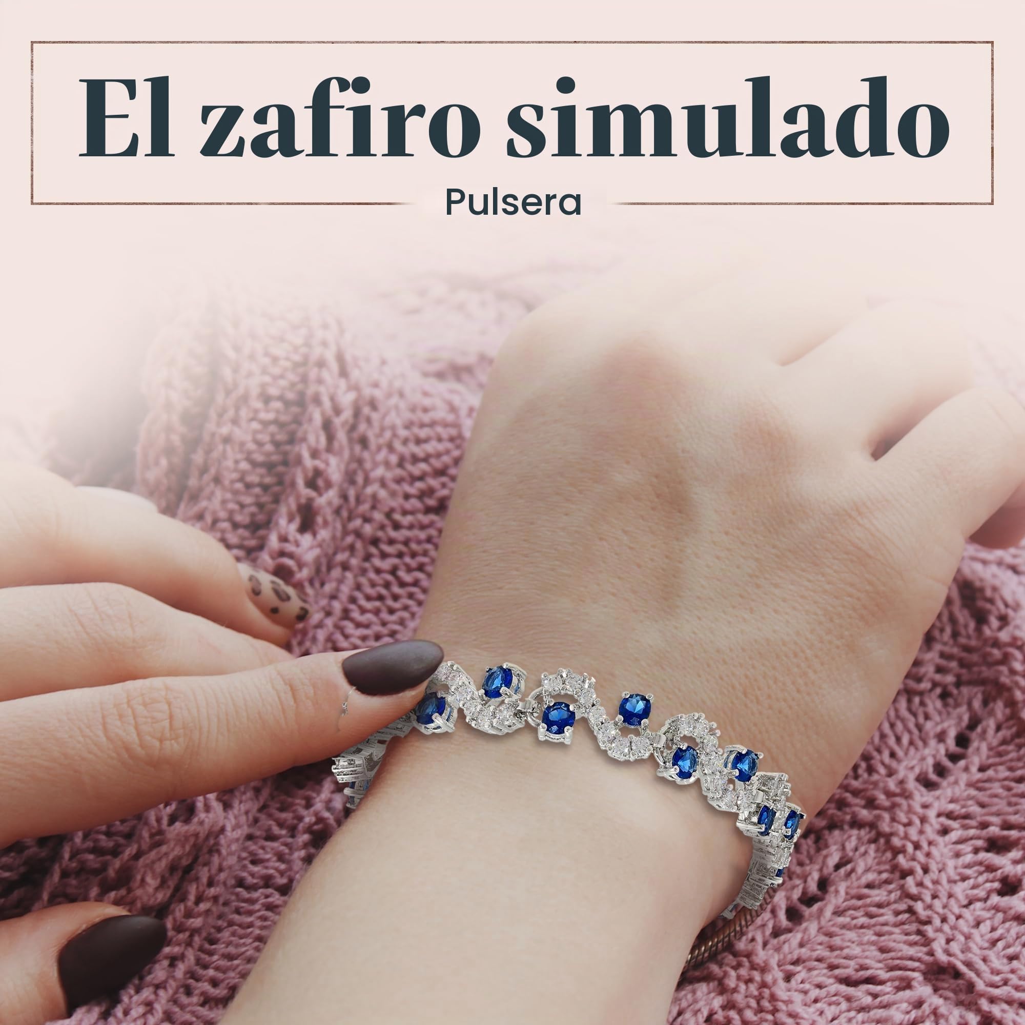 Cristalline Azuria 18ct Chapado en Oro Blanco o Amarillo Tennis Pulsera Zirconia Cúbica Cristales con Caja para Mujeres y Niñas