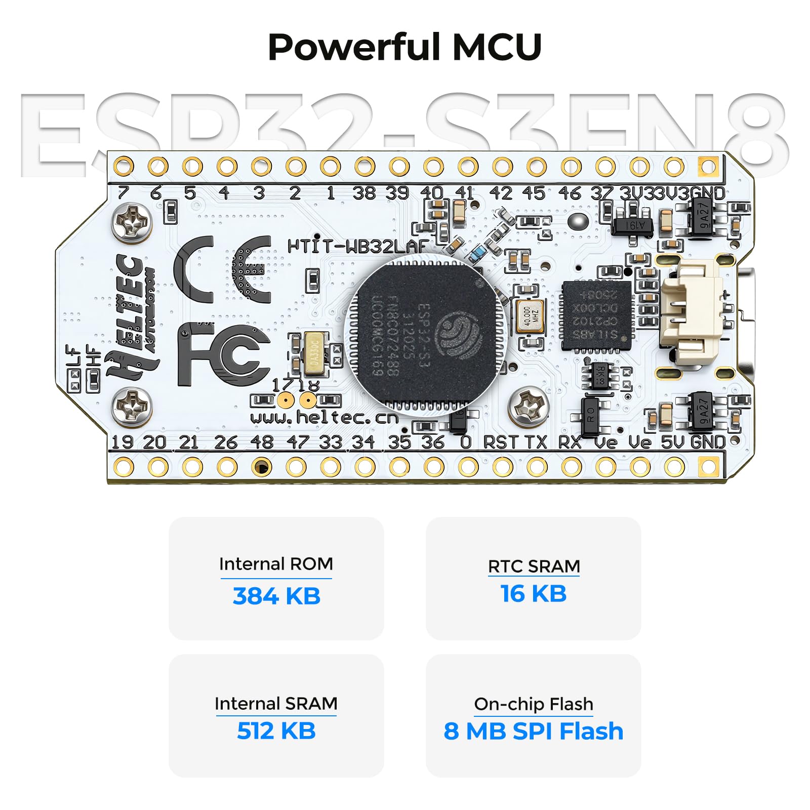 2 Pezzi Scheda di Sviluppo ESP32 LoRa V3 con Antenna LoRa 868 MHz, Integrata WiFi Bluetooth SX1262 per Meshtastic IoT Arduino Scena Intelligente