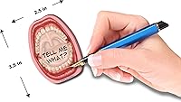 Vista 3 de Notas adhesivas divertidas para regalo, notas adhesivas para la boca, paquete de 2, 100 hojas por paquete
