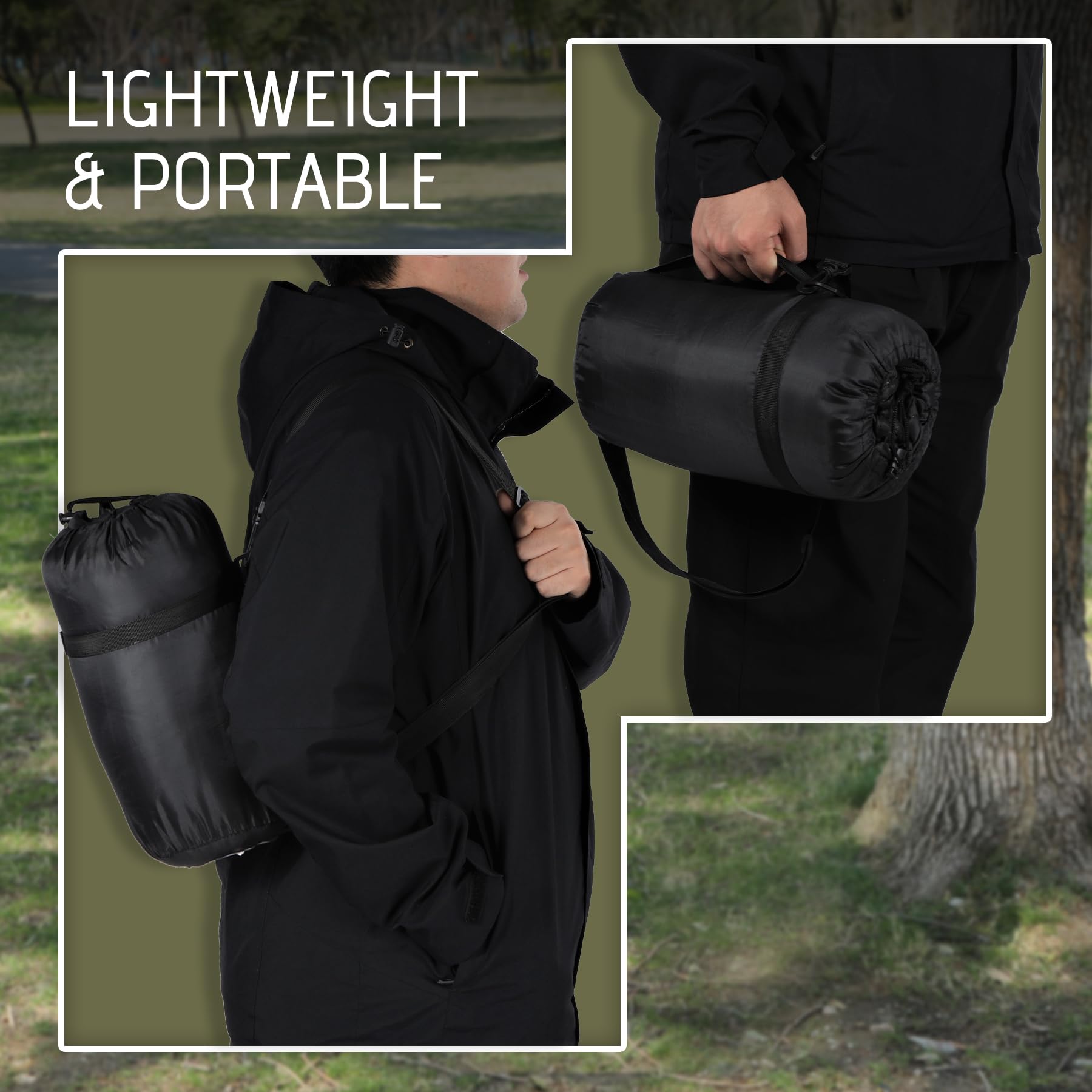 REDCAMP Outdoor Poncho Decke mit Hut, Ultraleicht Multifunktionale und Warm Camping Wasserdichte Decke für Damen und Herren, Wechseln Sie zu Einer Steppdecke oder Schlafsack,für Wandern, Picknick