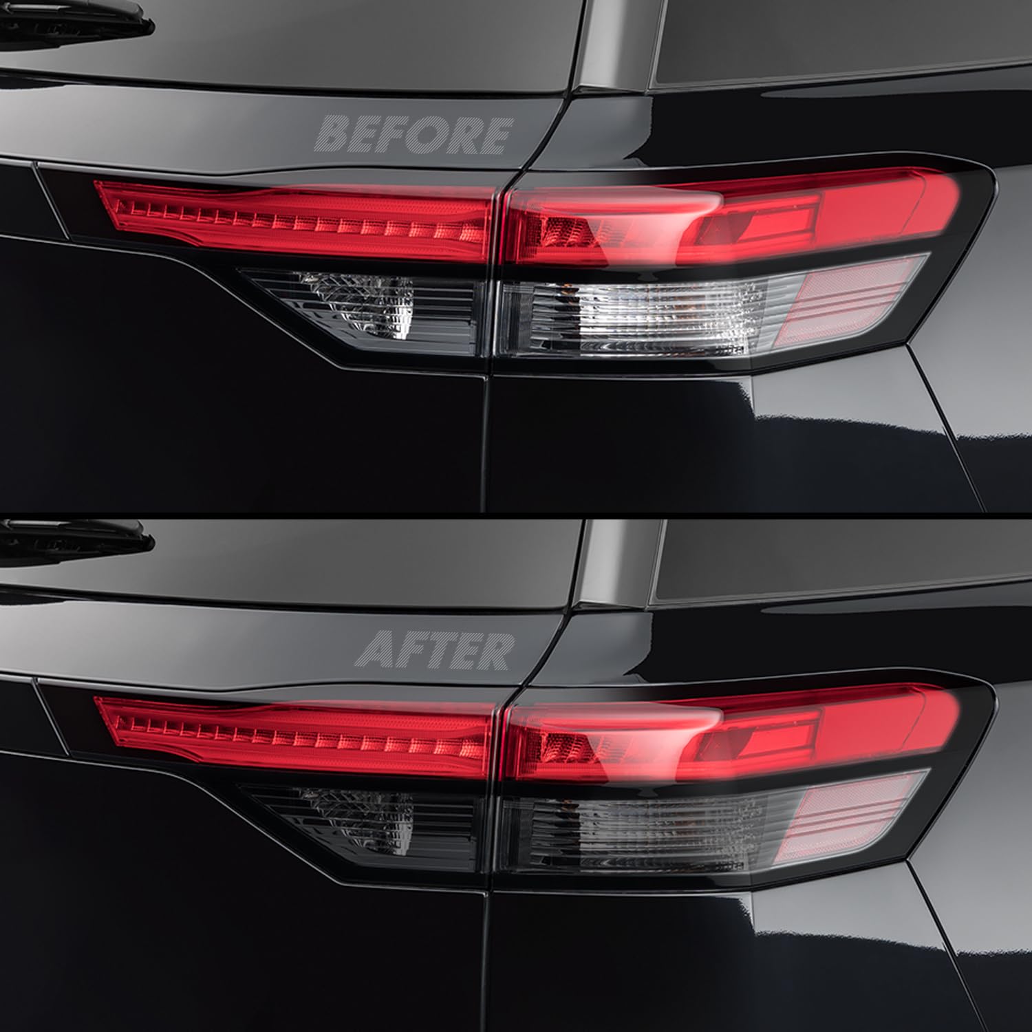 SlickMod PreCut Vinyl Smoke Tint for 2022-2024 Nissan Pathfinder Tail Light (35% Light Smoke, 3. Turn Signal & Reverse)