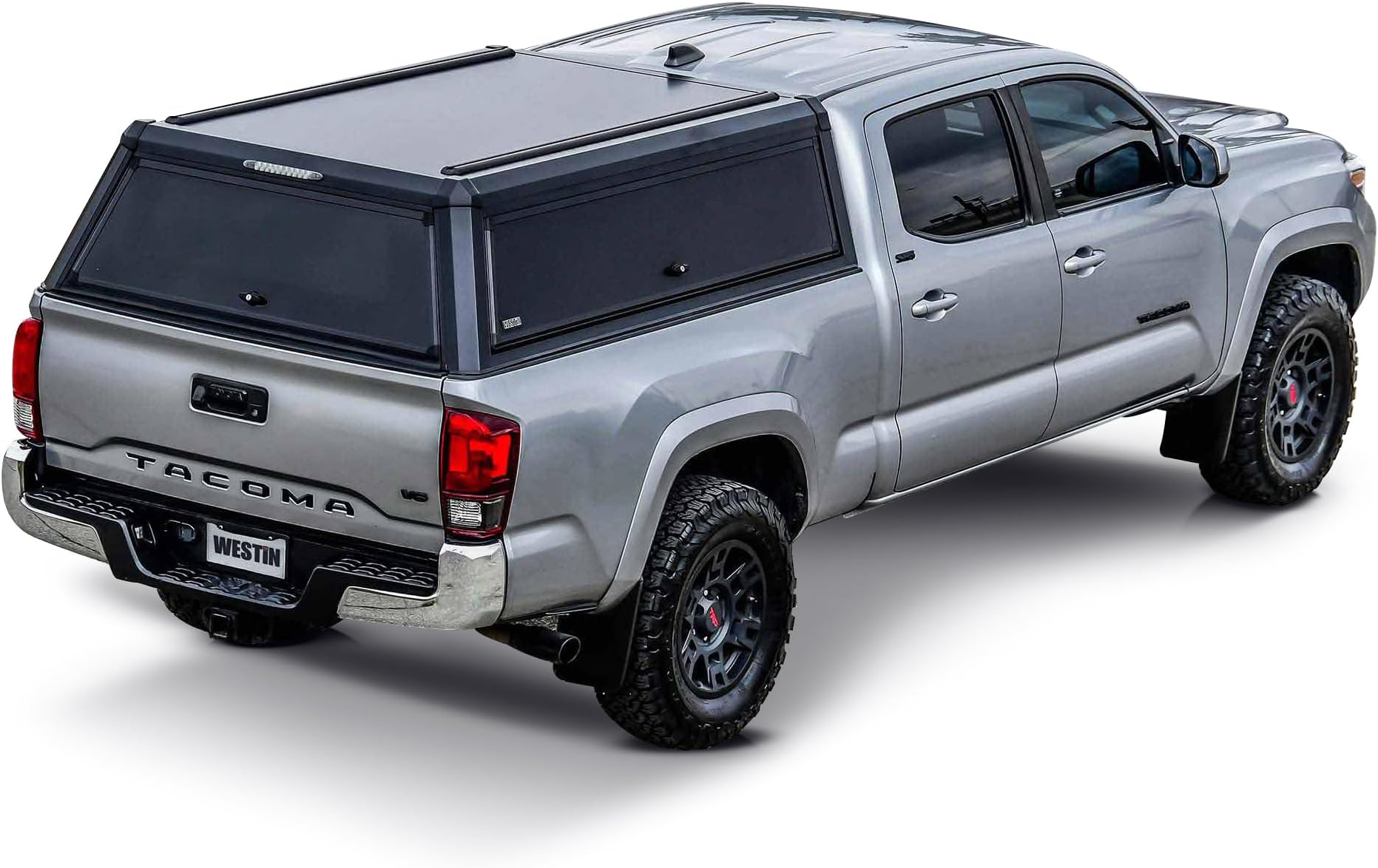 Westin 16-14185 EXP Truck Cap with Solid Front Glass fits 2016-2023 Tacoma 6' Bed Matte Black
