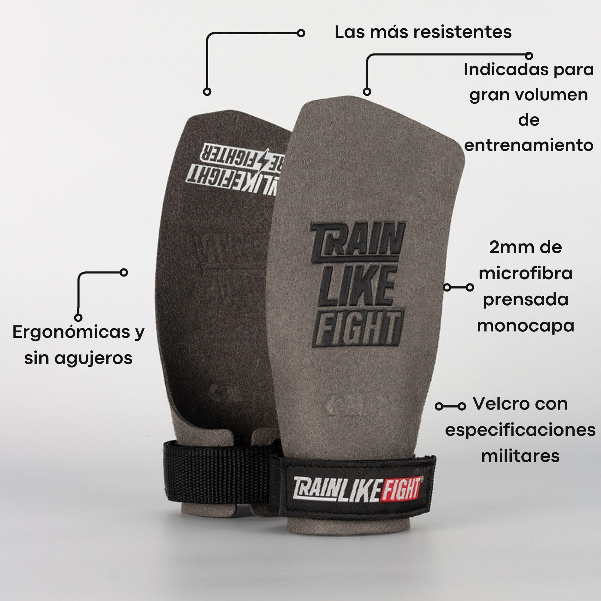 TRAINLIKEFIGHT Loud/Xeno/Icon - 0H/2H/3H - Maniques pour Cross-Training/callisthénie/Exercices de Gymnastique - Protection pour Les Mains