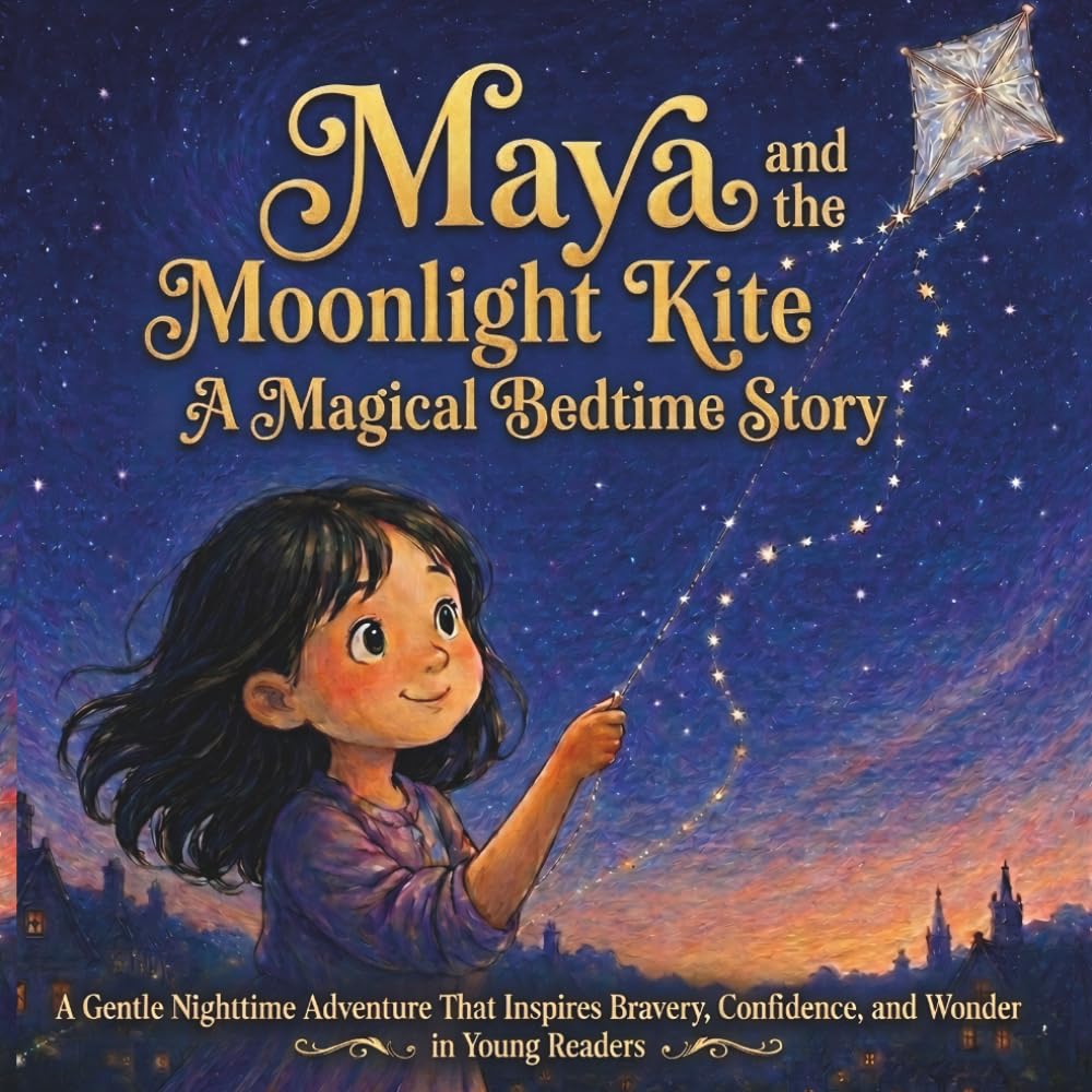 Maya and the Moonlight Kite: A Magical Bedtime Story for Kids: A Gentle Nighttime Adventure That Inspires Bravery, Confidence, and Wonder in Young Readers
