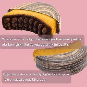 Lenfatik Drenaj Fırçası Yüz & Vücut Masaj Kuru Fırça Lenfatik Akış Stimülatörü Şişlik Azaltıcı Masaj Aracı, Cilt Arındırıcı, Şekillendirici Ergonomik Tasarım (Hediyeli)