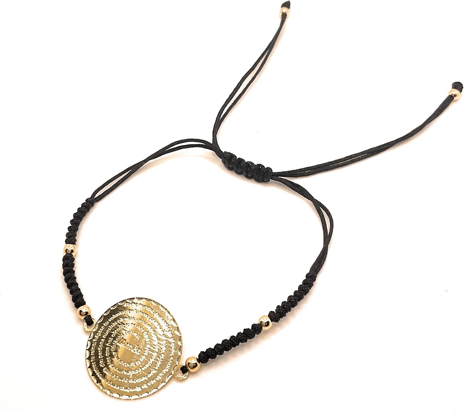 Our Father Bracelet, Pulsera del Padre Nuestro, Our Father Prayer Bracelet, Lords Payer, Women Jewelry, Catholic Jewelry, Religious Bracelet, Our Father Prayer in Spanish.