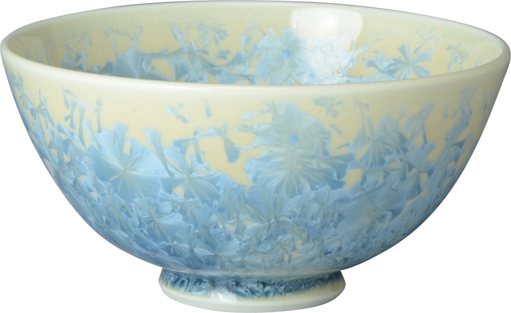 Amazon｜京焼 清水焼 陶あん窯 飯碗 花結晶 (縹) KTA543｜飯碗