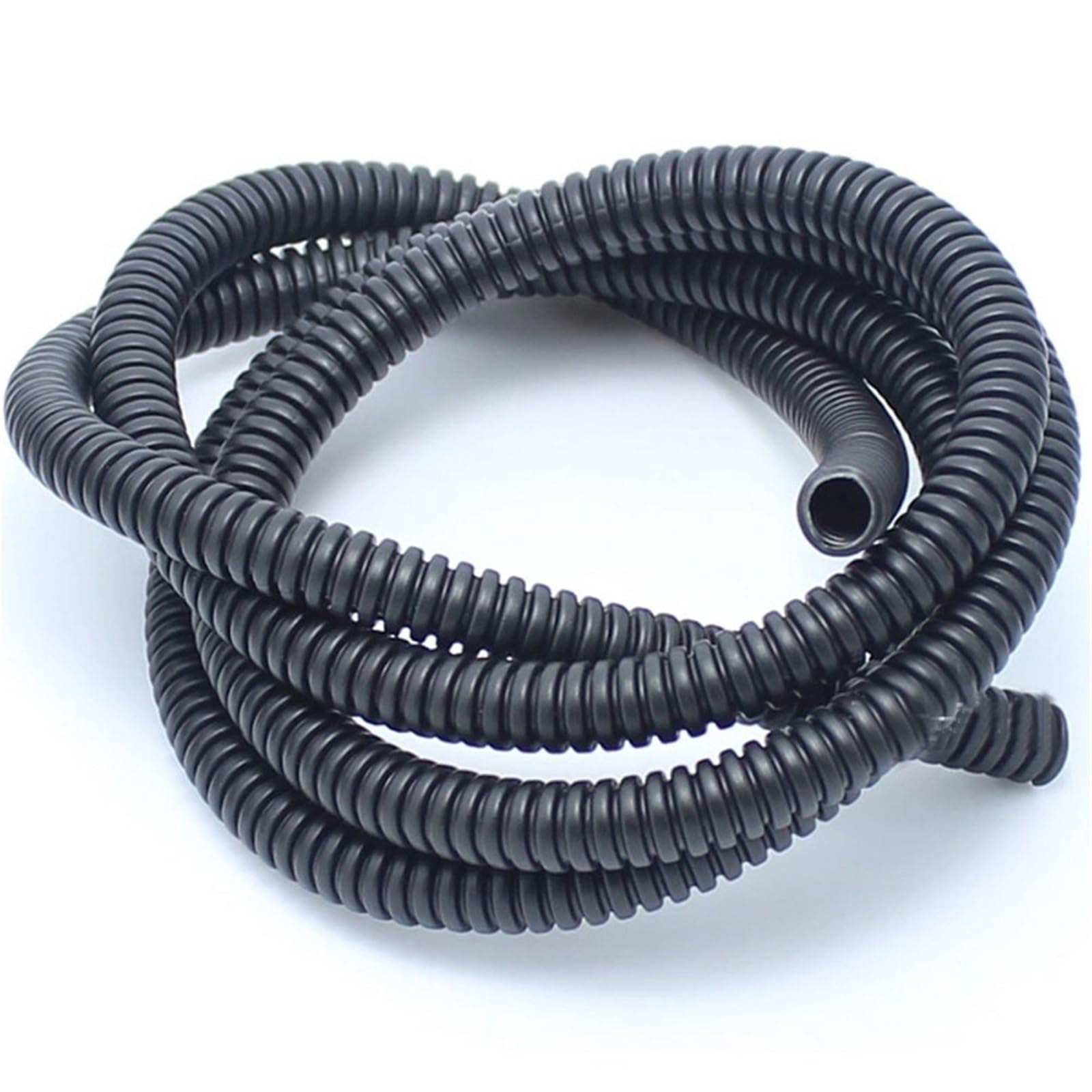Guaina fenduta nera 28mm 15m - Protezione cavi per auto, nautica, audio