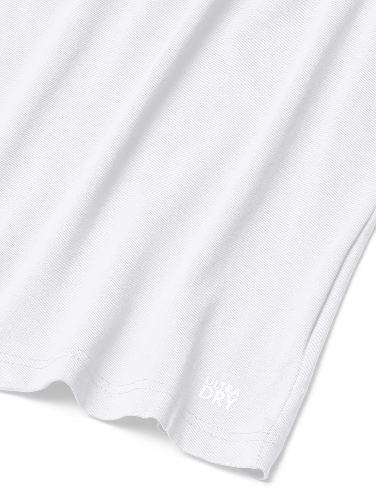 Lacoste Unisex-Child Sport Short Sleeve Crewneck Ultra Dry Classic T-Shirt, White, 6