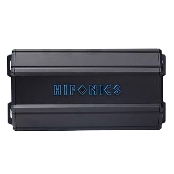 Hifonics Zeus Delta 1,350 Watt Compact 4 Channel Nickel Plated Mobile Car | Audio Amplifier with Auto Turn On Feature, Black