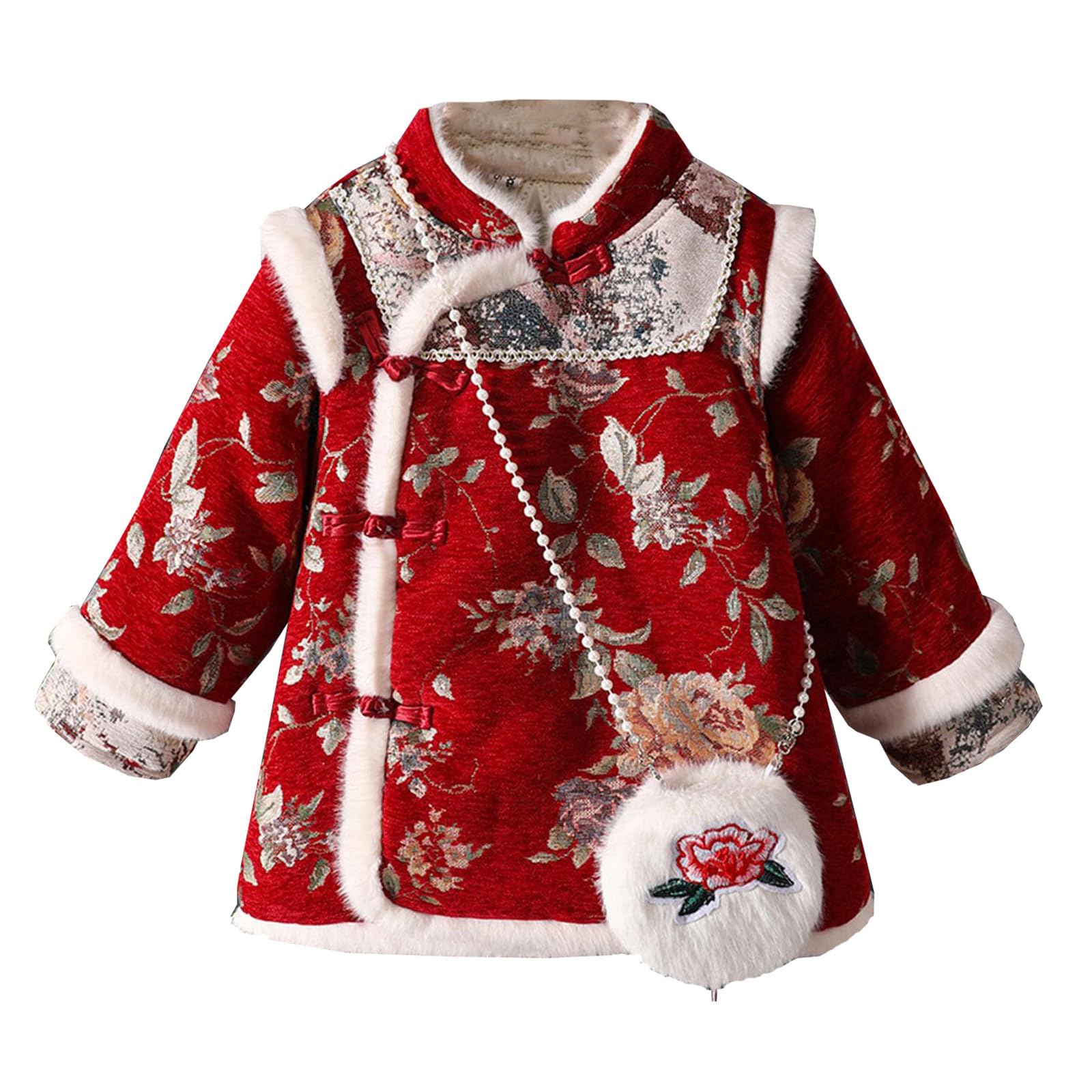 Kleid MäDchen Kleinkind Kinder Baby Mädchen Kinder Mädchen Neujahr Kleid Kinder Kleid Kinder Winter Kleid Tasche Neujahr Mädchen Winter Kleid