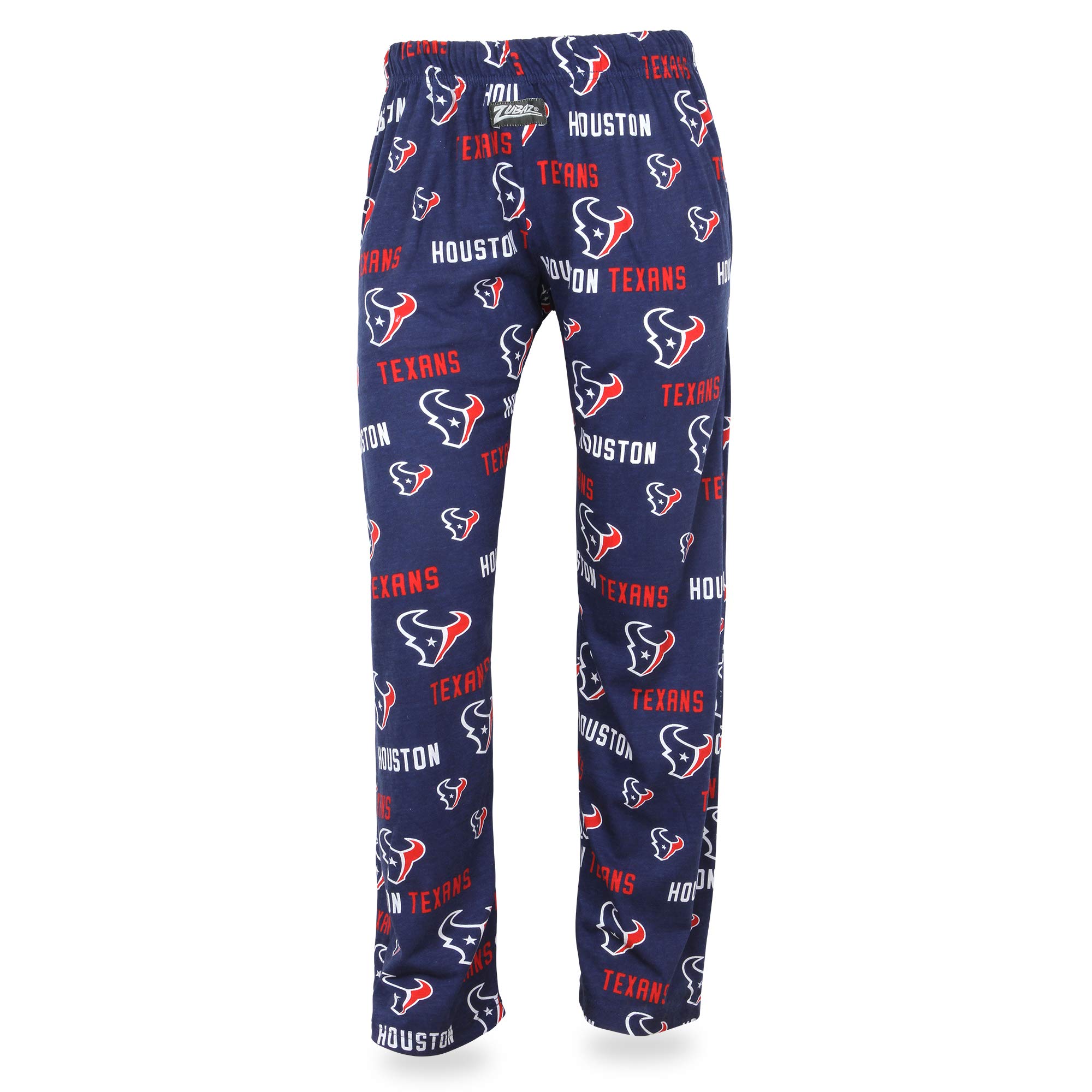Officially Licensed Zubaz Women's NFL NFL Women's Comfy Pants, Houston Texans, Size X-Small